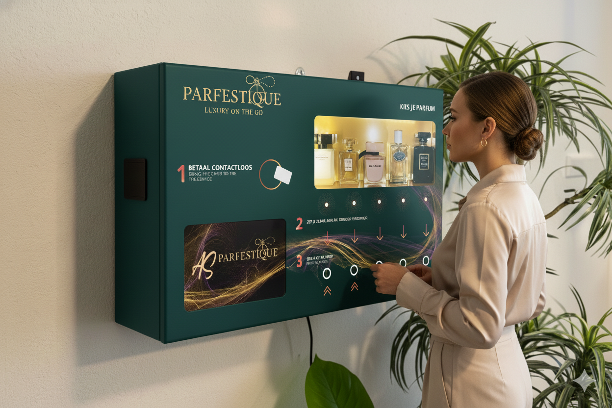 Parfestique machine being used by someone