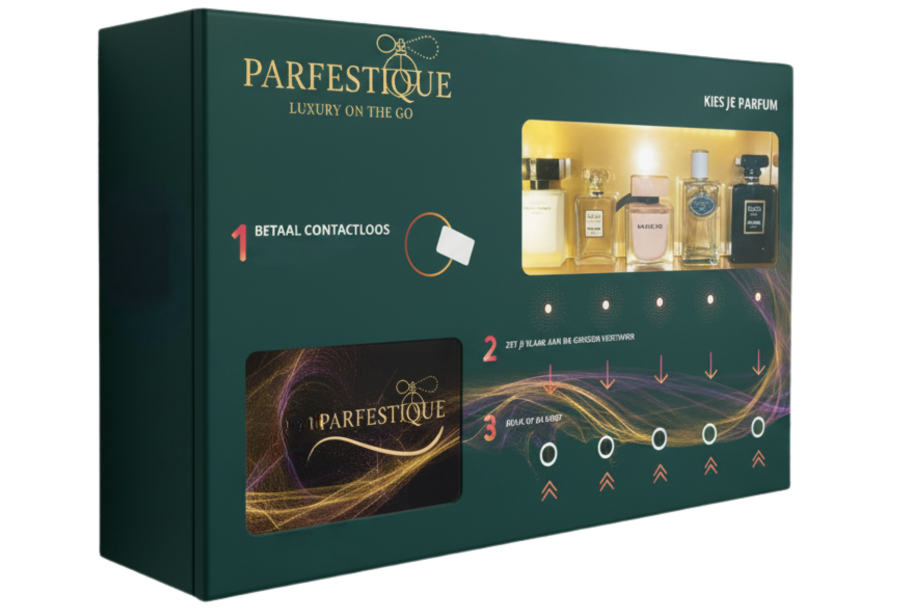 Parfestique perfume vending machine